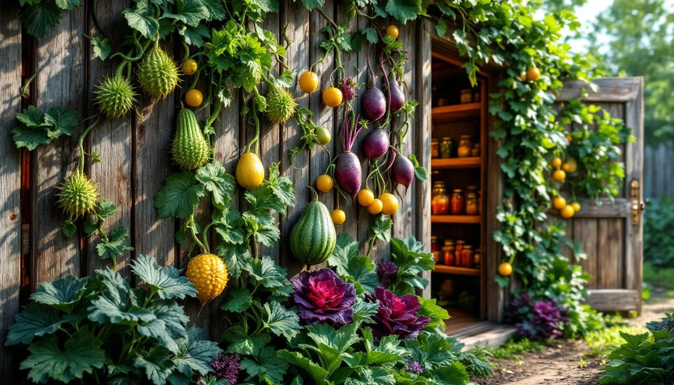 entdecken sie, wie sie dieses exotische gemüse einfach anbauen können, um ihren zaun in eine nahrhafte grüne wand zu verwandeln und ihren keller den ganzen winter lang zu füllen.