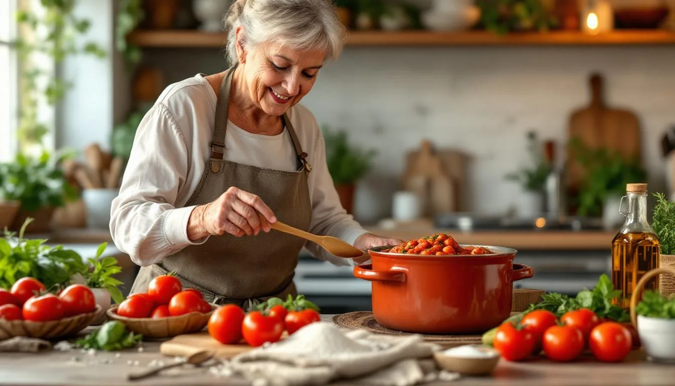 eine italienische nonna erklärt, warum das hinzufügen von essig und zucker deine tomatensauce zerstört und wie du sie stattdessen perfekt zubereitest.