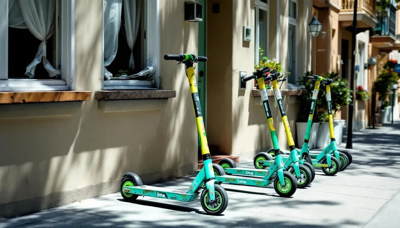 ich habe die neuen lime-scooter zwei wochen lang beobachtet. die anwohner sind über den lärm, den die roller verursachen, verärgert.