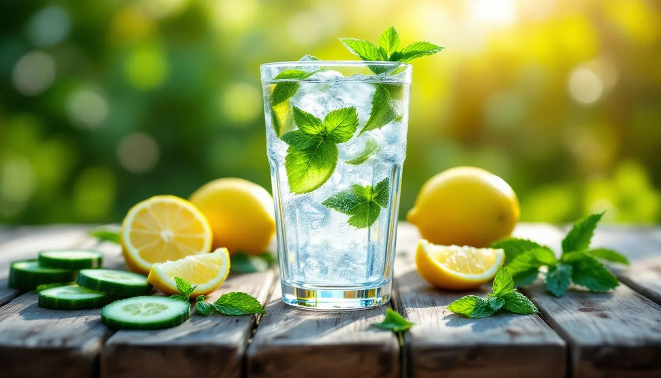 entdecken sie, wie aromatisiertes wasser am morgen hilft, die große hitze perfekt zu bewältigen – erfrischend und gesund für einen guten start in den tag.