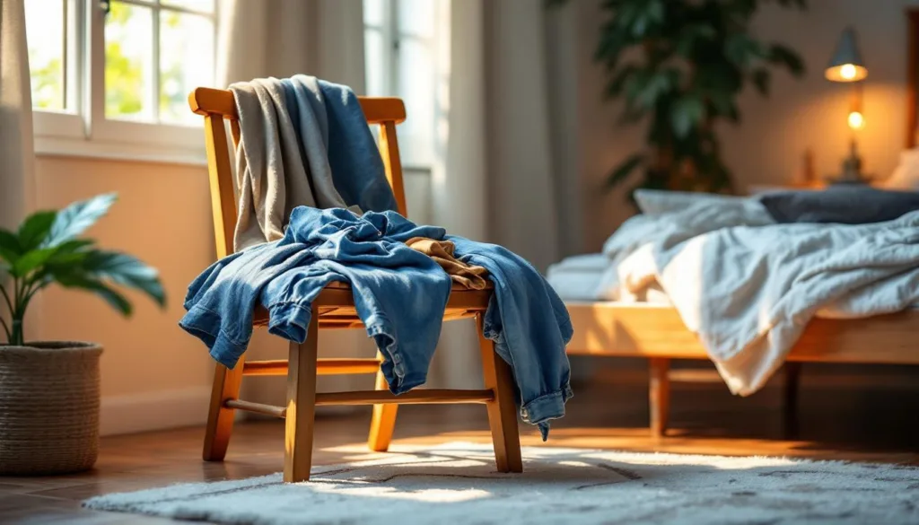 entdecke, warum deine kleidung ständig auf dem stuhl landet und erfahre praktische tipps, um ordnung in deinem zimmer zu schaffen.