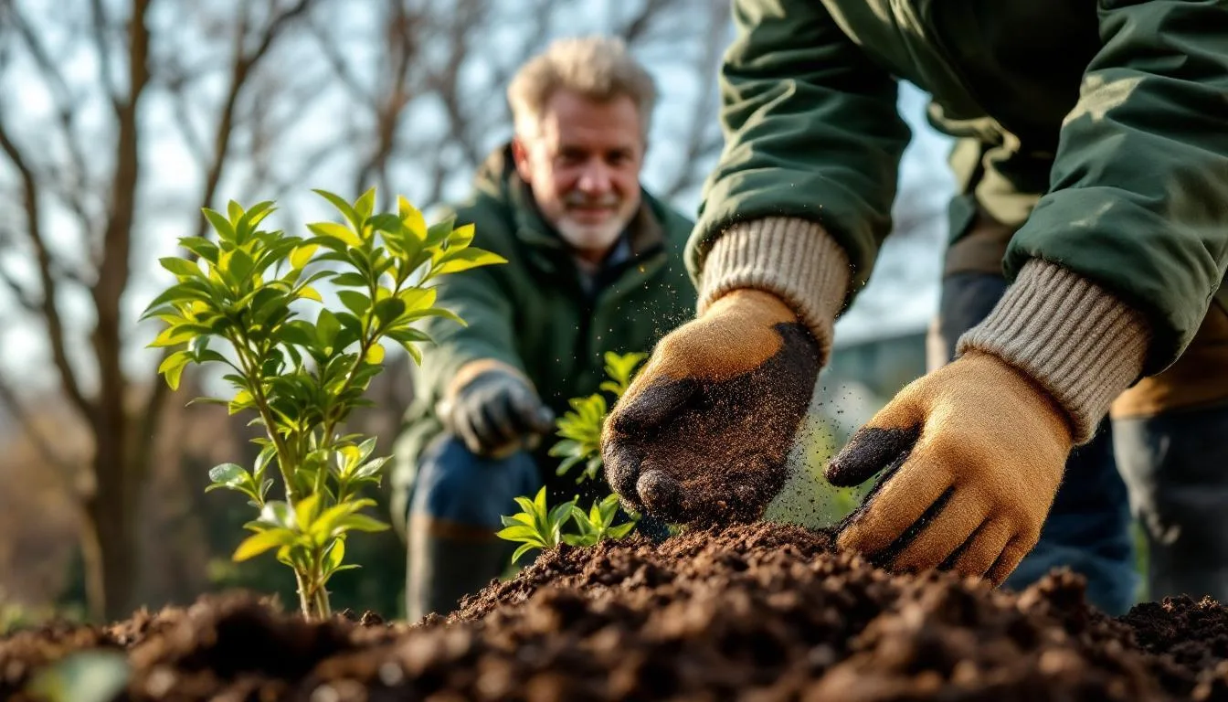 ein erfahrener gärtner erklärt, wie kaffeesatz im februar effektiv ihren buchsbaum schützt und vor dem absterben bewahrt.