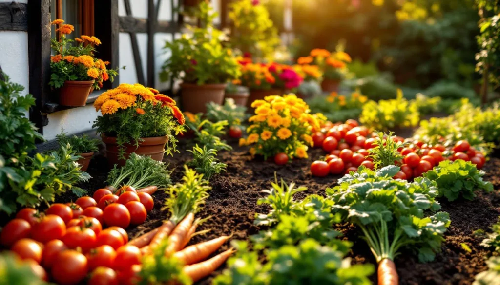 eine familie erklärt, warum sie ihr eigenes gemüse im vorgarten anbaut und welche vorteile das für sie hat.