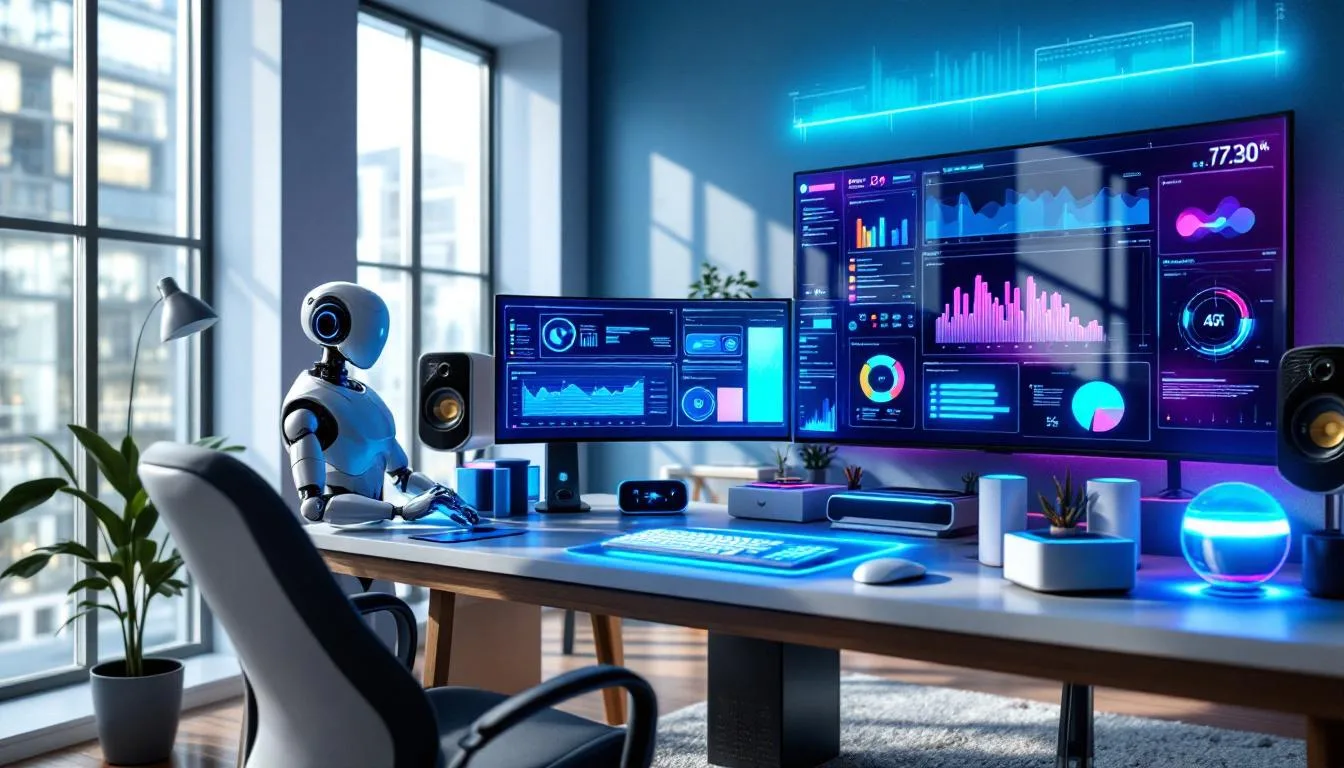 entdecken sie, wie künstliche intelligenz nicht nur videokonferenzen verbessert, sondern das gesamte homeoffice revolutioniert und effizienter gestaltet.