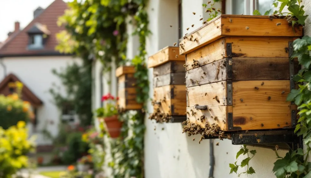 entdecken sie, wie imker ihre bienenstöcke ohne genehmigung oder rücksprache an hauswände hängen und welche auswirkungen dies haben kann.